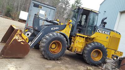 2015 John Deere 624K Wheel Loader, Light Use