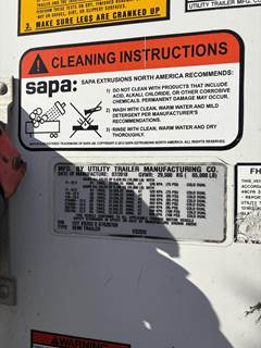 UTILITY VS2DX 53 ft Dry Van Trailer - Swing Door, Air Ride, Sliding Axle