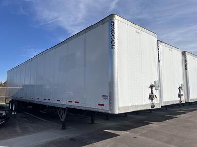 Wabash DuraPlate 53 ft Dry Van Trailer - Swing Door, Spring, Sliding Axle