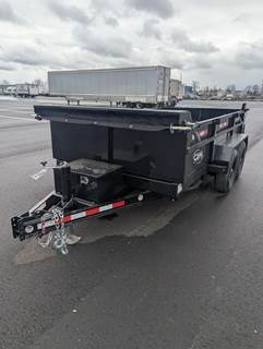 Cam Superline 12x72 Tandem Axle Steel Dump Trailer - Leaf Springs, Fixed Axle