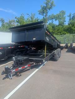 Cam Superline 14x84 Tandem Axle Steel Dump Trailer - Spring, Fixed Axle