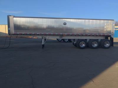MAC 35 ft Frame End Dump Trailer - Tri Axle, Stainless Steel, Air Ride