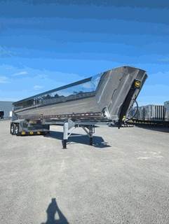 MAC 40 ft Half Round End Dump Trailer - Tandem Axle, Aluminum, Hendrickson