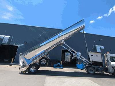 MAC HALF ROUND - 60" SIDES End Dump Trailer