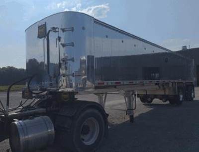 MAC MVP 40 ft End Dump Trailer - Tandem Axle, Aluminum, Hendrickson