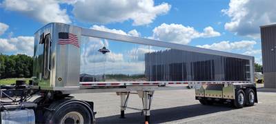 Trailstar 39x96 Aluminum Frameless End Dump Trailer, Air Ride