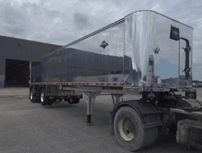 Trailstar 39 ft Frameless End Dump Trailer - Tandem Axle, Aluminum, Hendrickson