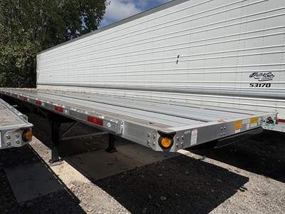 UTILITY 48x102 Combination Flatbed Trailer - Air Ride, Sliding Axle