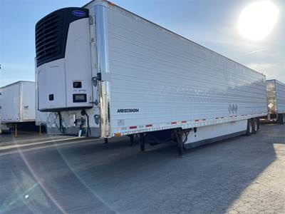 Wabash 53 ft Reefer Trailer - Sliding Axle, Swing Door, Carrier