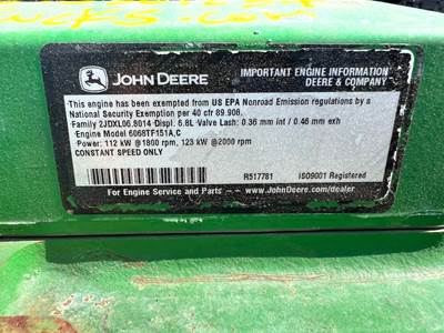 2013 John Deere Engine For Sale | Miami, FL | 5675-0301237 ...