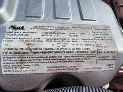 2011 Mack MP7 Engine For Sale | Miami, FL | 3670-0421211 ...