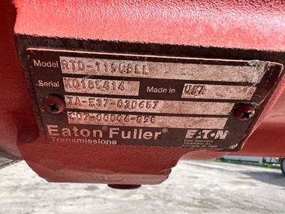 2014 Eaton-Fuller RTO11908LL Transmission For Sale | Miami, FL | 6214 ...
