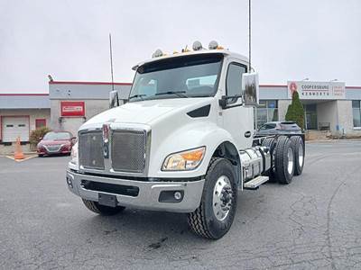 Kenworth T480 Tandem Axle Cab & Chassis Truck - Paccar, 350HP, 6 Speed Automatic
