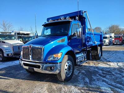 Kenworth T380 Single Axle Dump Truck - Paccar 350HP, 6 Speed Allison Rds Automatic
