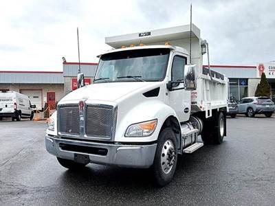 Kenworth T480 Single Axle Dump Truck - Paccar 350HP, 6 Speed Allison Rds Automatic