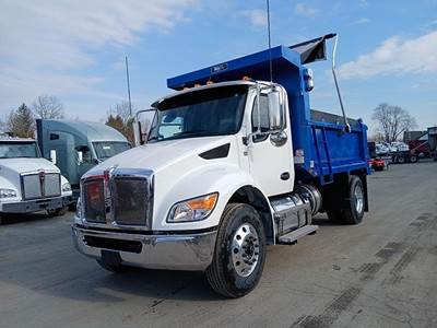 Kenworth T480 Single Axle Dump Truck - Paccar 350HP, 6 Speed Allison Rds Automatic