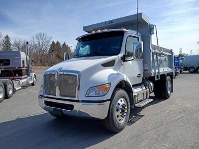 Kenworth T480 Single Axle Dump Truck - Paccar 350HP, 6 Speed Allison Rds Automatic