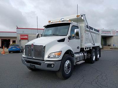 Kenworth T480 Dump Truck - Paccar 350HP, 6 Speed Allison Rds Automatic, 14' Dump