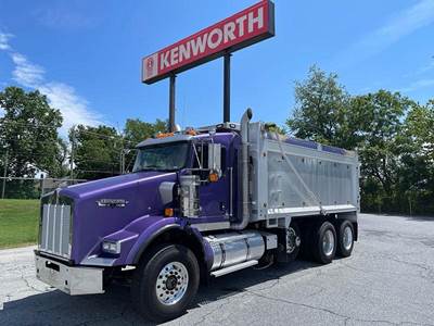 Kenworth T800 Tri Axle Dump Truck - Cummins 600HP, 18 Speed Ultrashift Amt, 18' Dump