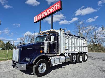 Kenworth T800 Tri Axle Dump Truck - Cummins 565HP, Automatic, 18' Dump