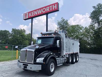 Kenworth T880 Tri Axle Dump Truck - Cummins 500HP, 8Ll Ultrashift Amt, 18' Dump
