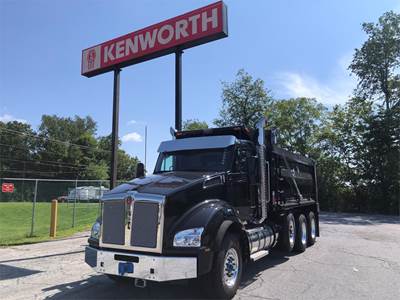 Kenworth T880 Tri Axle Dump Truck - Cummins 565HP, 18 Speed Endurant Amt, 18' Dump