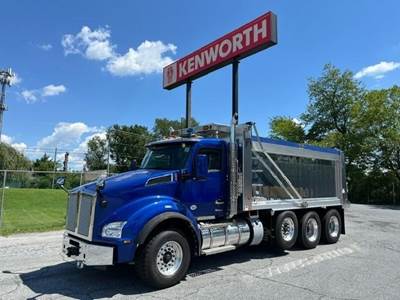 Kenworth T880 Tri Axle Dump Truck - Paccar 510HP, 18 Speed Manual, 18' Dump