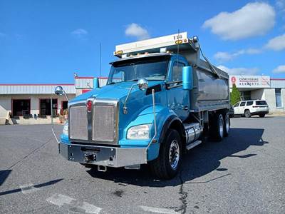 Kenworth T880 Tri Axle Dump Truck - Paccar 510HP, 13 Speed Manual, 18' Dump