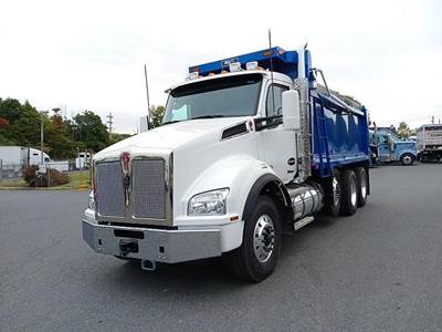 Kenworth T880 Tri Axle Dump Truck - Paccar 510HP, 6 Speed Allison Rds Automatic