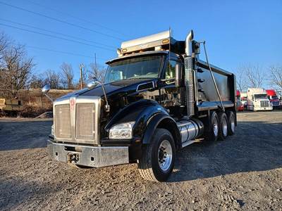Kenworth T880 Tri Axle Dump Truck - Cummins 565HP, Automatic, 17.5' Dump