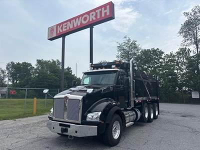 Kenworth T880 Tri Axle Dump Truck - Paccar 510HP, 6 Speed Allison Rds Automatic, 18' Dump