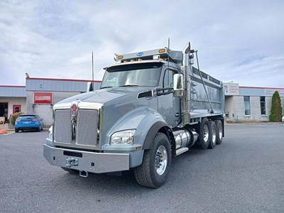 Kenworth T880 Dump Truck - Cummins 565HP, 6 Speed Allison Rds Automatic