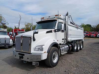 Kenworth T880 Tri Axle Dump Truck - Cummins 500HP, 6 Speed Allison Rds Automatic, 18' Dump