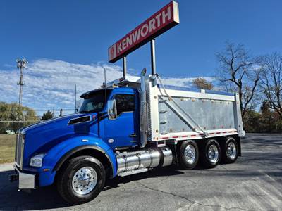 Kenworth T880 Tri Axle Dump Truck - Cummins 500HP, 8Ll Manual, 18' Dump