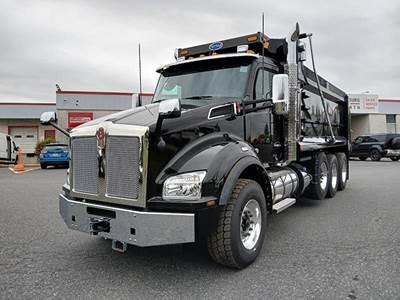 Kenworth T880 Tri Axle Dump Truck - Paccar 510HP, 6 Speed Allison Rds Automatic, 18' Dump