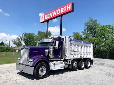 Kenworth W900B Dump Truck - Cummins 450HP, 18 Speed Manual