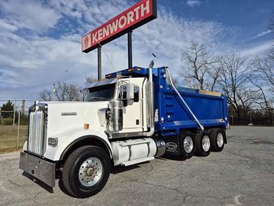 Kenworth W900B Tri Axle Dump Truck - Paccar 485HP, 8Ll Manual