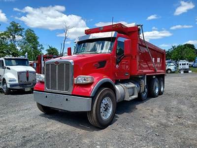 Peterbilt 567 Tri Axle Dump Truck - Paccar 455HP, Automatic, 17.5' Dump