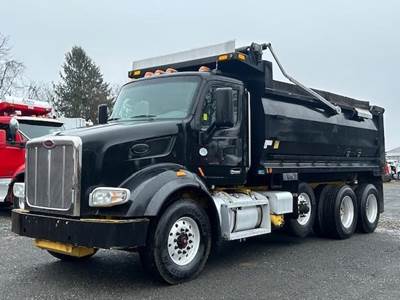 Peterbilt 567 Tri Axle Dump Truck - Cummins 425HP, Automatic, 17.5' Dump