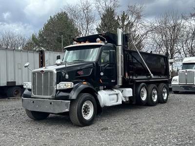 Peterbilt 567 Tri Axle Dump Truck - Cummins 500HP, 8Ll Manual, 17.5' Dump