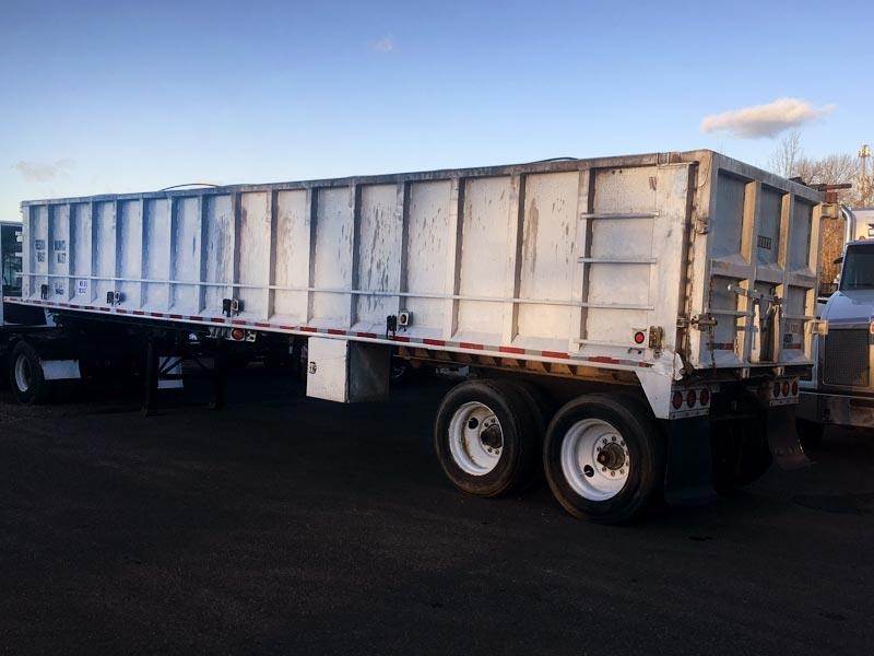 1996 Parker 40x96 Aluminum End Dump Trailer For Sale