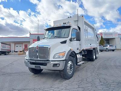 Kenworth T480 Tandem Axle Garbage Truck - Paccar, 370HP, 6 Speed Allison Rds Automatic
