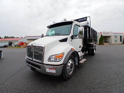 Kenworth T280 Single Axle Hooklift Truck - Paccar, 300HP, 6 Speed Allison Rds Automatic