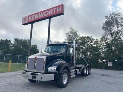 Kenworth T880 Roll Off Truck - Cummins, 500HP, 6 Speed Allison Rds Automatic