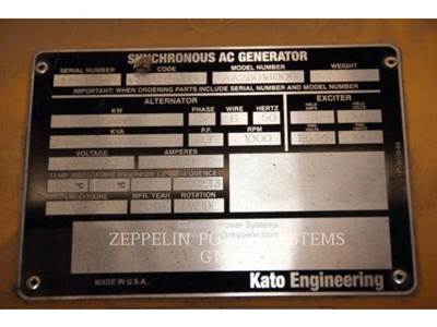 Kato 6P10,5 - 3700 Generator