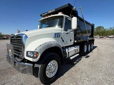 Mack Granite GU713 Tri Axle Dump Truck - MP8 455HP, Automatic, 16' Dump