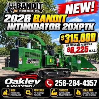Bandit INTIMIDATOR 20XPTK Self-Propelled Wood Chipper
