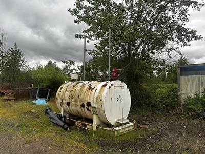 2011 Eagle Tanks 1500 Gallon Double Wall Fuel Tank Skid