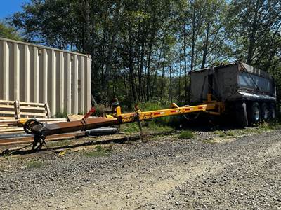 1999 Columbia 4 Axle End Dump - Pup Trailer