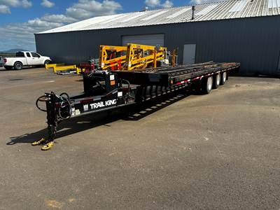 2007 Trail King TK50RB Equipment Transport Trailer